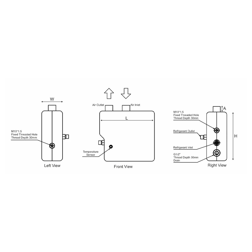 3 In 1 Aluminum Heat Exchanger