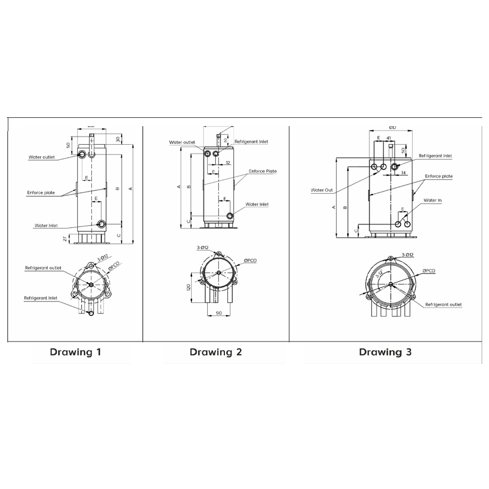 Coil-in-Shell Heat Exchangers (Without & With Receiver)